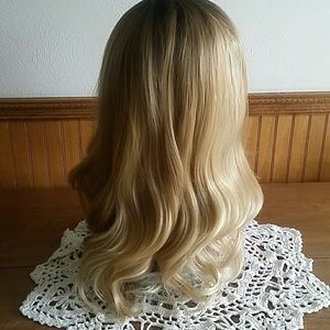 BLONDE LONG  WIG OMBRE 3 COLORS